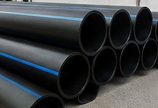 Wetpipe HDPE PE100 pipe plain ended for potable water, mining and industrial pipelines